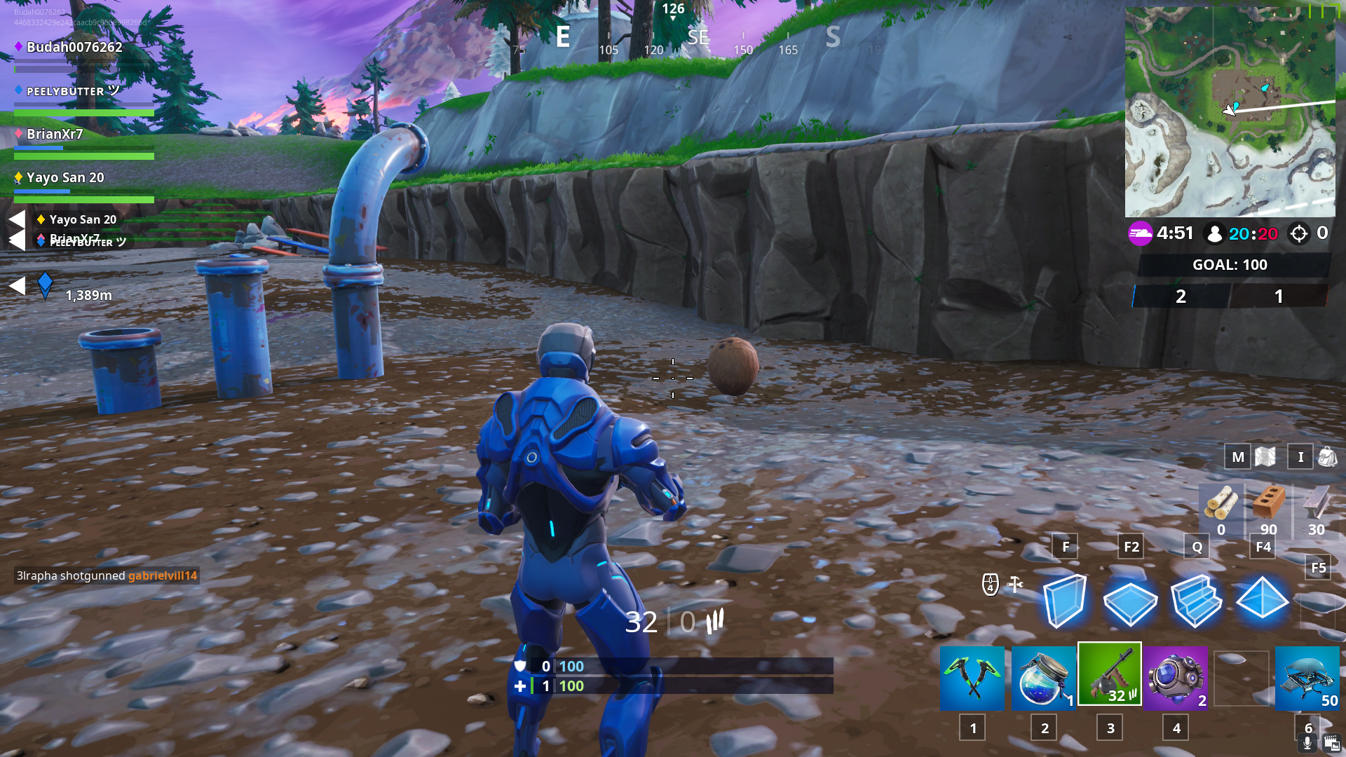Fortnite Consume Glitched Foraged Items Location