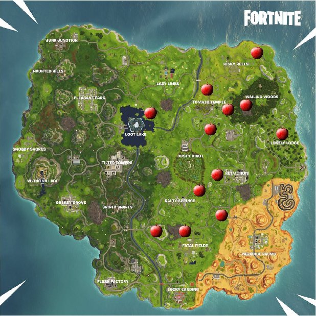 Fortnite Apple Locations - Where to Find Apples in ...