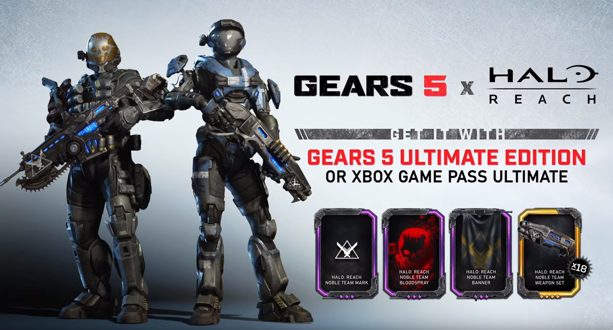 Gears 5 Halo: Reach Characters