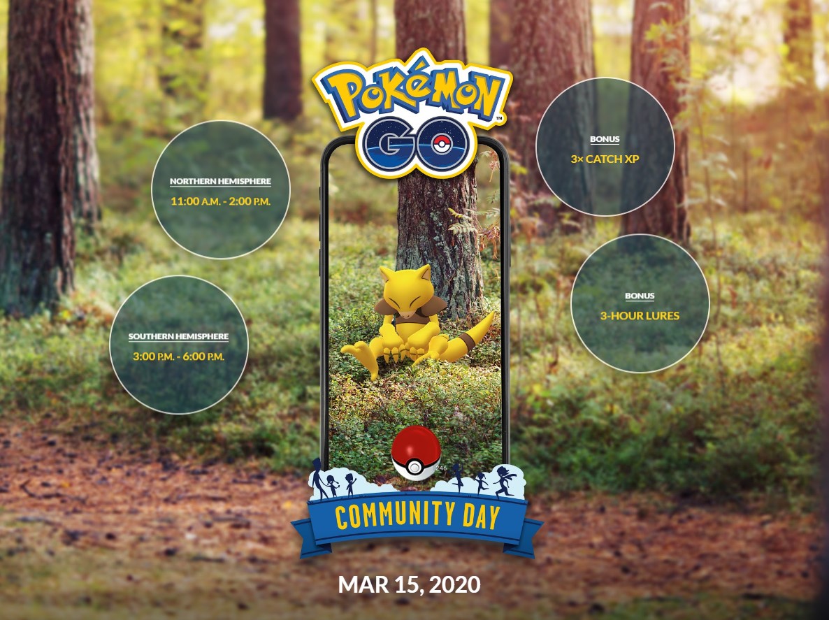 Pokemon GO March 2020 Community Day Shiny Abra