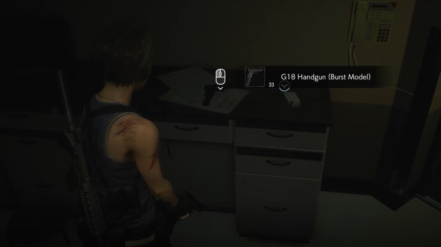 Resident Evil 3 Remake G18 Handgun Location