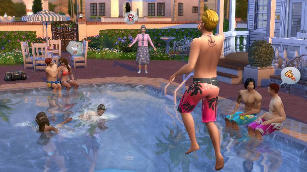 Swimming Pool in the Sims 4