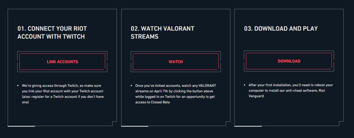 Valorant Closed Beta Sign Up