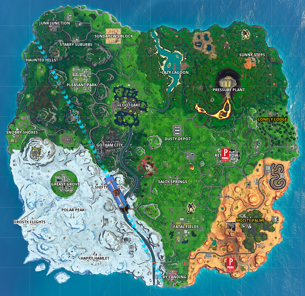 Fortnite Visitor Retail Row Floating Island Recording Locations