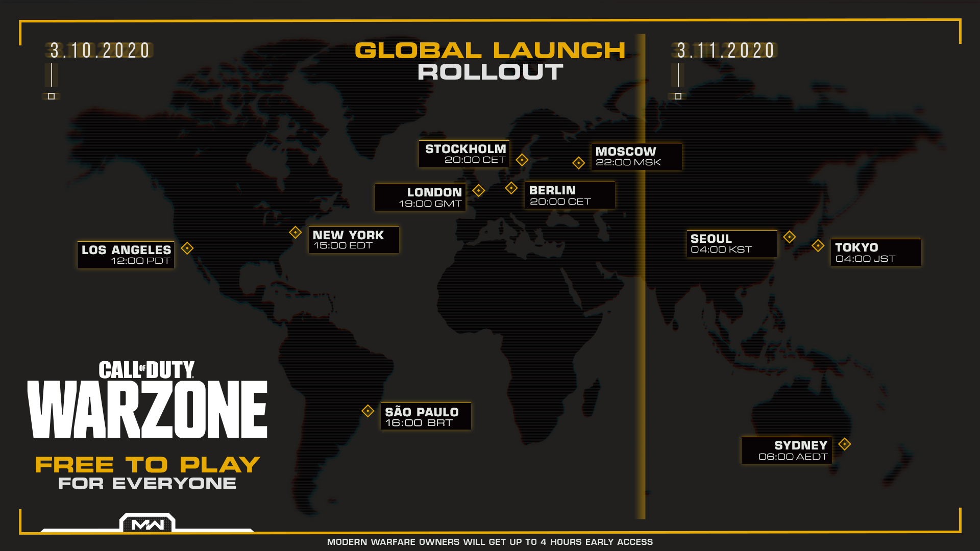 Call of Duty Warzone Update Release Time