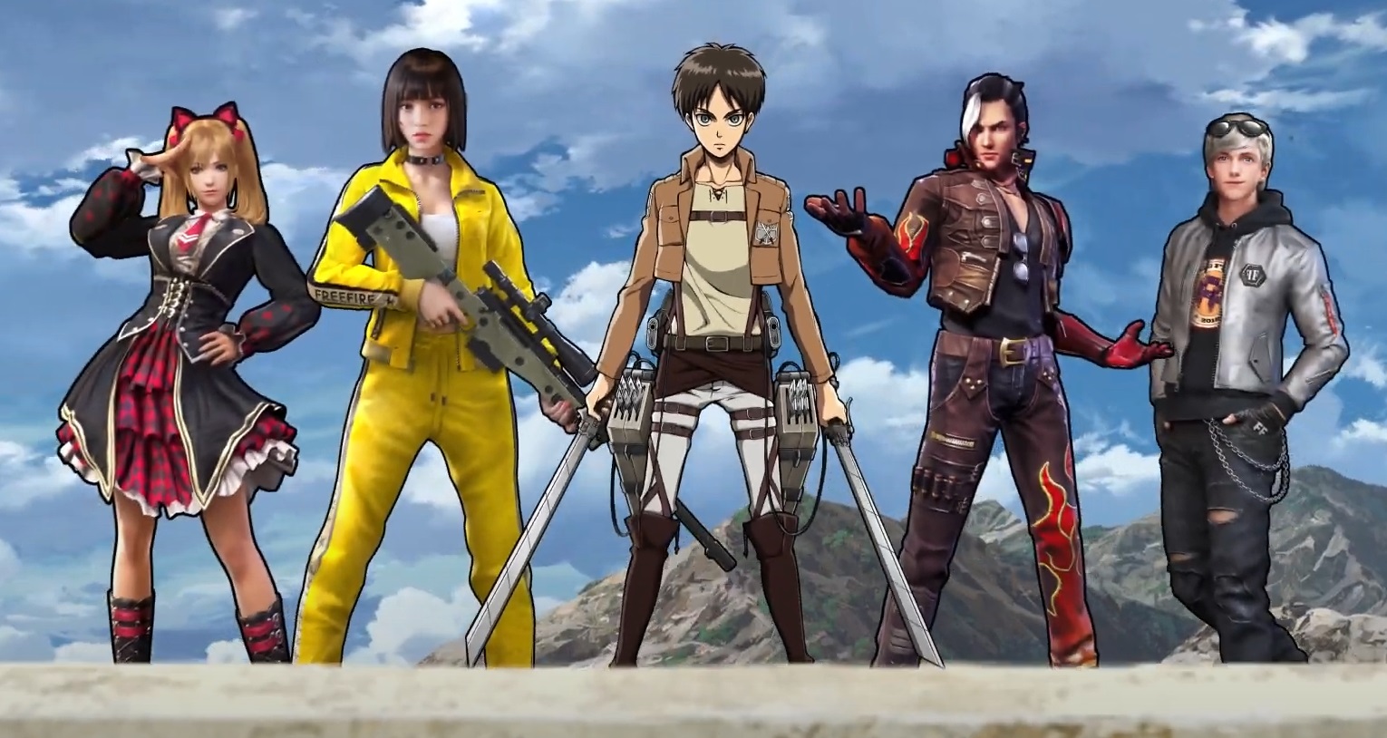Free Fire’s Attack on Titan Event Will Let You Take on Titans in a